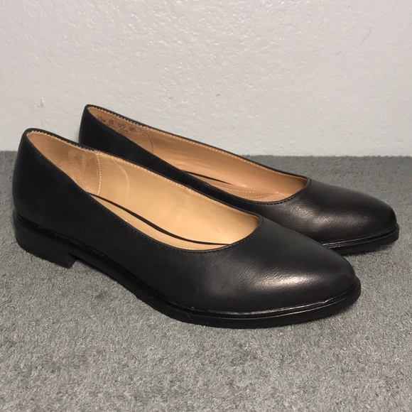 Naturalizer Shoes - Naturalizer Bengol Black Leather Flats
